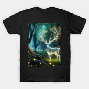 Mystical Deer of the Night T-Shirt